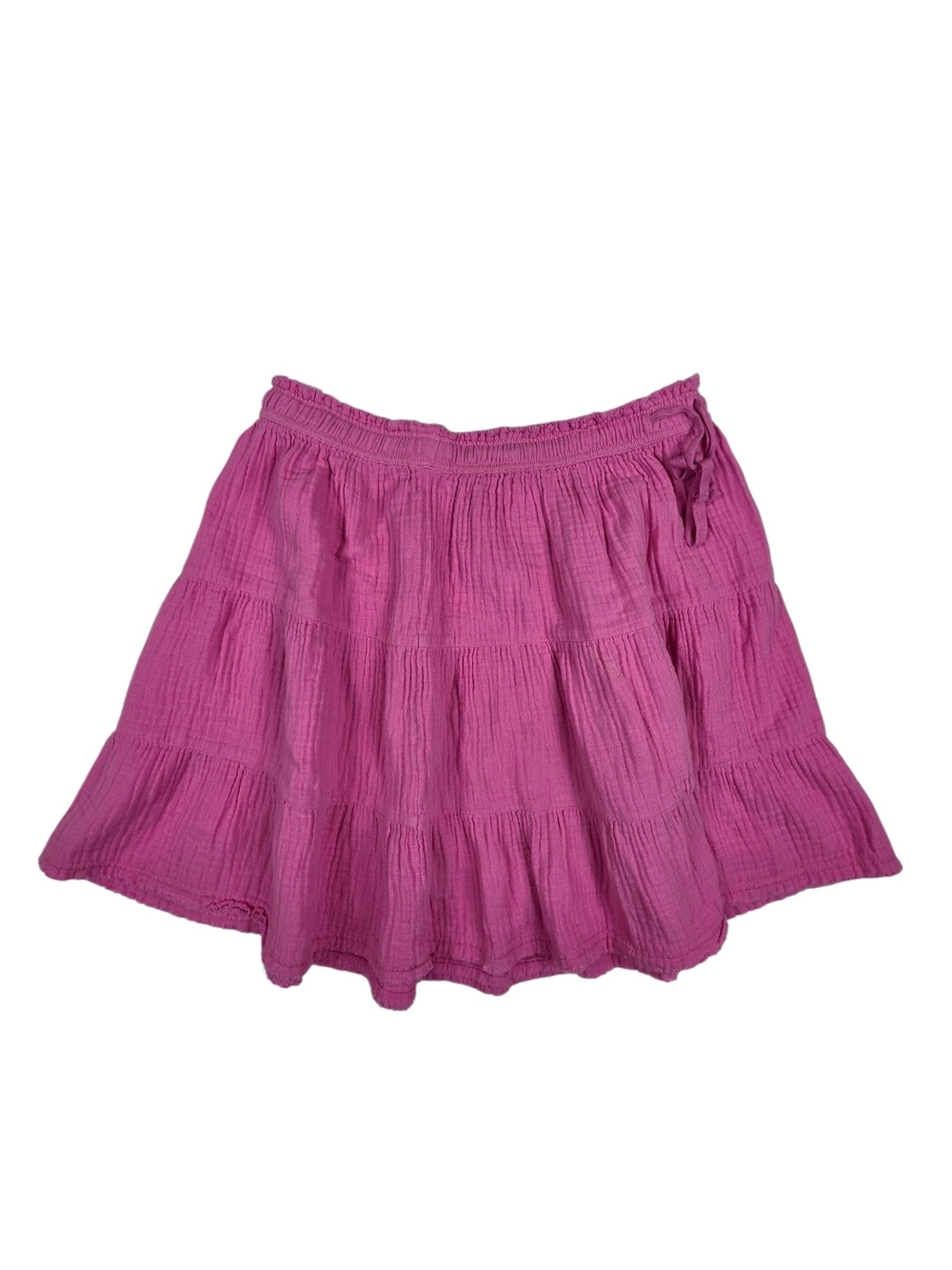 Aerie Tiered Gauze Mini Skirt – Women’s Medium – Pink Boho‎ Cottagecore